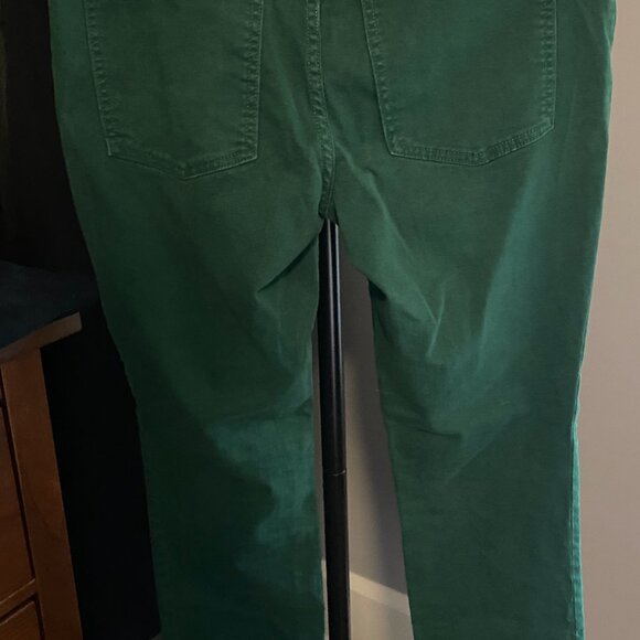 Tory Burch Super Skinny Jeans in Ivy Green w/Gold Hardware - Picture 2 of 3